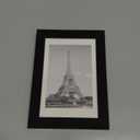 upsimples 4x6 Picture Frame, Display Pictures 3.5x5 with Mat or 4 x 6 Without, Wall Hanging Photo Frames, Black, 1 Pack