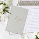 Wedding Vow Books With Gold Foil Lettering, Hard Cover His and Hers Vow Books, Canvas Linen Foil Embossed Wedding Ceremony Vow Books - A Beautiful Addition For The Wedding Day, 56 Pages, 5.9" X 3.9"