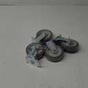 DGQ 5" Caster wheels Heavy Duty Premium Commercial Grade Non-Marking Set of 4 (2 Rigid, 2 Swivel with Brakes)