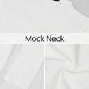 ZESICA Women's Long Sleeve Mock Neck Shirts 2025 Fall Winter Thermal Casual Slim Fit Pullover Tops (XL)