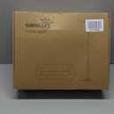 SIBRILLE 36W LED Floor Lamp, Super Bright Standing Lamp, Modern Stepless Dimmable Torchiere Tall Lamp with Remote Control, 350°Rotating Head Reading Floor Lamp for Living Room, Bedroom, Office - White