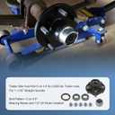 JDMSPEED 2 Trailer Idler Hub Kits 5 on 4.5" Replacement for Axle 1-1/16" Bearings 2000 lbs - 22016K
