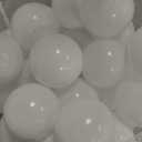 Heopeis Ball Pit Balls - 2.7inch Plastic Ball Play Balls BPA Free Phthalate Free Non-Toxic Play Balls for Children Ball Pit Party Brithday Ball Pool Tent (White)