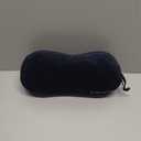 Tempur-Pedic All-Purpose Memory Foam Travel Pillow, Peanut-Shaped Lumbar Pillow for Neck and Back Pressure Relief, Navy