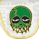Big Crazy Golf Club Covers, Golf Club Covers Funny, Driver Hybrid Fairway Wood Headcover, Mallet Blade Putter Cover, Golf Head Covers, Green Skull Design, Golf Gift Accessories for Men Women