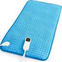 Heating Pad for Back Pain Relief and Cramps -JKMAX XXXL Heating Pads for Neck Shoulders Leg Knee -Heated Pad with 10 Heat Settings Auto Off Washable -Hot Packs for Pain Relief (17"x33" Blue)