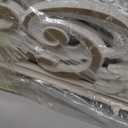 Rustic Floating Wall Shelves, Vintage Carved Solid Wood Wall Shelf for Living Room Bedroom Office, Decorative Display Ledge & Storage Rack