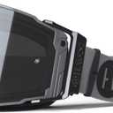 Havoc Racing Helios Goggles - For Motocross, Dirt Biking, ATV, & UTV - UV Blocking Anti-Fog Goggles (Bundle - Goggles, Clear Lens & Case, Hammerhead)