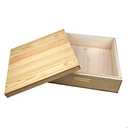 Large Soap Molds, 8L 280oz 8kg Rectangle Soap Mold Silicone Liner for 18 Bar Mold with Wooden Box and Lid DIY Handmade Soap Making Tools (280oz, Wood)