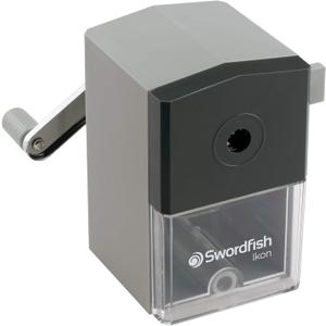 Swordfish 40100 Ikon Desktop Manual Pencil Sharpener, 8 mm