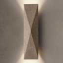 Alabaster Wall Sconce, 15.74" Natural Marble Wall Sconce Vanity Light Fixture for Living Room,Modern Wall Light, Marble Lighting for Bedroom, StaircasesEntryway