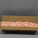 Artificial Satin Rose Flower Heads,42 Pcs Silk Rose Heads with Stems,3.5'' Rose Artificial Flowers Bulk,Artificial Rose Flower Heads for DIY Crafts Bouquet (42, Light Pink) 