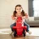 Step2 Rapid Ride & Hide Foot-to-Floor Toddler Ride-On Car, Coaster Compatible Riding Toy for Kids, Handlebar & Footrests, Indoor or Outdoor Play, 2+ Years Old, Red
