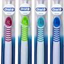 Oral-B Gum Care Sensitive toothbrushes, 1 Count Tootbrush Extra Soft, Gentle on Teeth, Gentle on Gums, Extra Soft Tooth Brush, Compact Toothbrush (White), Pack Of 4
