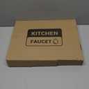 DAYONE 2 Handle Kitchen Faucet with Pull Down Sprayer Brushed Gold, 4 Holes Sink Faucets for Kitchen/RV with Soap Dispenser Stainless Steel