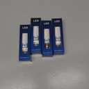 CTKcom 12W E14 LED Candelabra Light Bulb,E14 Base Corn Bulb,100 Watt Equivalent Chandelier Bulbs Daylight White 6000K,AC85-265V 1400LM Lights Bright White(Silver)4Pack