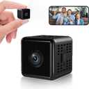 Hidden Cameras -WiFi Wireless -Nanny Cam -1080P HD Security Camera-Best Mini -Car Cameras for Surveillance-Surveillance Camera with Motion Detection and Night Vision (Black)