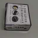 Mega Handles ROBELL Entry Lever, Door Handle, Heavy Duty Square Locking Door Levers Set for Left or Right-Handed Doors - Matte Black (1 Pack)