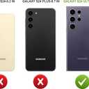 Compatible with Samsung Galaxy S24 Ultra Cases with Design, Cute Transparent Designer Phone Case for Women Girls Girly with Heavy Duty Protective Bumper (Clear Owls Cartoon Animals)