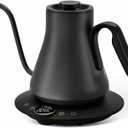 Cocinare Gooseneck Electric Kettle, ±1°F Precise Temperature Control, 1500W Fast Heating, Pour Over Coffee & Tea Kettle with Brew Timer & Keep Warm, Stainless Steel, 0.9L (Matte Black)
