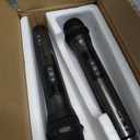 Karaoke Machine, Portable Bluetooth Speaker with 2 Wireless Microphones for Adults & Kids,Singing Machine for Parties and Gatherings, PA System Supports TWS/USB/TF/REC/AUX and TV Connected