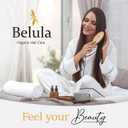 Belula Boar Bristle Hair Brush - Hair Brushes for Women & Mens Hair Brush, Detangler Brush, Hairbrush, Detangling Brush for Long, Curly or Any Type of Hair.