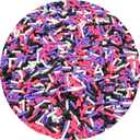 YHYPOCI 100g 7mm Fake Sprinkles Polymer Clay Sprinkles Fake Candy Sprinkles Resin Sprinkles Clay Slices for Craft Sprinkles Decoration Scrapbook DIY Nail Art