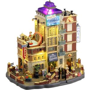 Lemax The Haunted Hotel Haven, with 4.5V Adaptor #45220