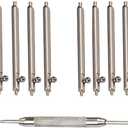 23mm Quick Release Spring Bars Watch Pins, 23mm Stainless Steel Watch Pins 8PCS Diameter 1.5mm + Spring Bar Tool (23mm)