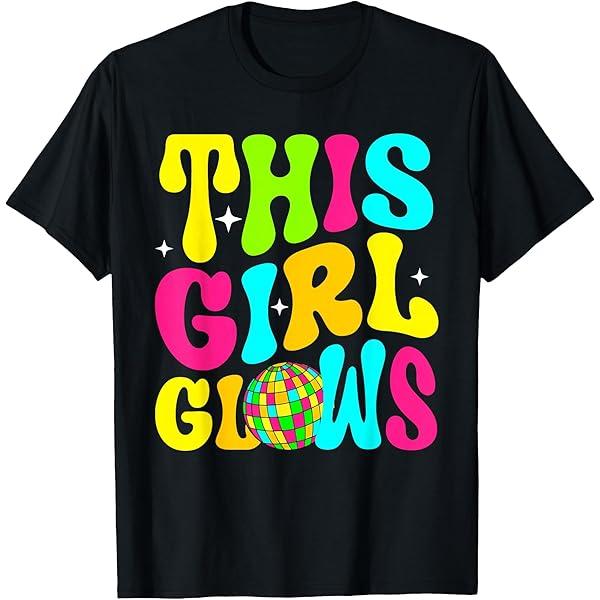 This Girl Glows T-Shirt, Large