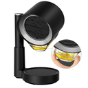 GroTawel Portable Range Hood: Kitchen Countertop Cooking Exhaust Fan Quiet Smoke Removal  3Speed Suction Height & Angle Adjustable Design Duallayer Filter Plugin for Apartments RV BBQ Hot Pot