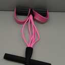 6-Tubes Tension Rope, Multifunction Elastic Yoga Pedal Puller Resistance Band, Natural Latex Tension Rope Fitness Equipment, for Abdomen, Waist, Arm, Leg Stretching Slimming Training Pink