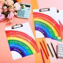 Sinload 24 Pcs Class of 2026 Graduation Gifts Bulk for Students Motivational Plastic Colored Clipboard A4 Letter Size with Low Profile Clip for School Teachers Nurses Coworkers Office