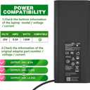 130W USB C Laptop Charger Compatible with Dell Computer XPS 15 17 9575 9500 9510 9520 9530 9700 9710 9720 9730,Precision 5470 5480 5550 5560 5530 5570 5750 5760 5770 3550 3560 3570 3571 2in1,Latitude