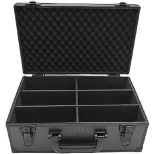 6-Grid Trading Card Box, Large Capacity Trading Card Storage Box, Card Brick Card Storage Box, Sports Card Storage Box, Suitable for Trading Cards, Basketball Cards, Anime and Sports Card Collection