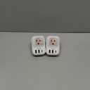 UK Adapters for Travel 2 Pack, TESSAN Type G US to UK Plug Adapter with 4 Outlets 3 USB Charger(1 USB C PD 20W), Power Adaptor for USA to Ireland Scotland Dubai Hong Kong England British Kenya London