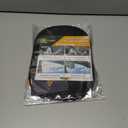 2 x EcoNour Miniature Static Cling Window Shade for Car Sun Visor (2 Pack) | Windshield Sun Shade Static Cling for Driving Glare Shield | Cling Car Shade for Windshield | Sun Glare Protection Accessories