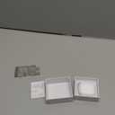 Compatible for AirPods 4 Charging Case Replacement AirPod 4th Generation with Wireless Charging Bluetooth Pairing Sync Button (No Earbuds) (Compatible for AirPods 4th)