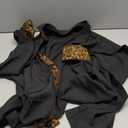 DiBanGu Mens Button Down Shirts, Casual Long Sleeve Dress Shirt Regular Fit Cotton Inner Contrast Shirts for Formal Business, Black Gold, 3X-Large