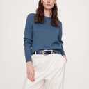 Fashion Waist Belt with Gold Buckle Women's Belts for Jeans Stylish Leather Belts for Women (Blue, S)