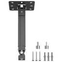 suptek Extended Mini Projector Ceiling Mount Adjustable Wall Mount with Thread Adapters for Projector DVR Camera, Max 21inch (PR05MINIB)