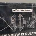 A-Premium Manual Window Regulator Front Driver Side