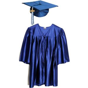 Shiny Child Graduation Cap, Gown, Tassel and 2026 Charm Set, Kindergarten Graduation and Kids Preschool (Blue, M)