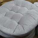 Jerify Floor Pillow Cushions Large Round Square Large Meditation Floor Pillow for Classroom Adult Meditation Picnic Party Seating Learning Daycare School(Round,Light Gray,8 Pcs)