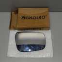 Driver Side Mirror Glass for Nissan Frontier 2005-2021,for Nissan Pathfinder 2005-2012,for Nissan Xterra 2005-2015,Backing Plate Power Heated Left Side View Mirror Glass.