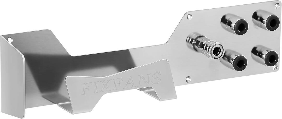 Pressure Washer Gun Holder, Power Washer Snow Foam Lance Holder Tool Organizer, Wall Mounted Nozzle Tips and Foam Cannon Kit Storage Rack of Car Wash Accessories, 1/4" Quick Connect