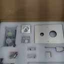 Brushed Nickel Shower System 12 Inch Bathroom Luxury Rain Mixer Shower Combo Set Wall Mounted Rainfall Shower Head and Handheld System Shower Faucet Set Rough-in Valve Body and Trim Kit