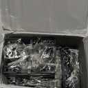 Metal Bed Frame,King Size Bed Frame with Storage Space,Heavy Duty Sturdy Mattress Foundation,Easy Assembly,No Box Spring Needed,Black,12 Inch,King