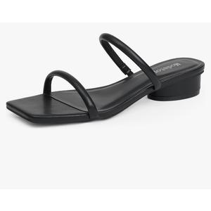 Modatope Square Open Toe Heeled Sandals Women Two Strap Chunky Heel Sandals for Women Low Block Heel Sandal Dressy Size 9 Modatope Square Open Toe Heeled Sandals Women Two Strap Chunky Heel Sandals for Women Low Block Heel Sandal Dressy Size 9