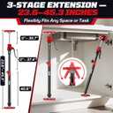 XINQIAO Cabinet Jacks for Installing Cabinets, Heavy Duty Third Hand Tools Adjustable Support Pole from 23.6 IN to 45.3 IN, 4 PCS